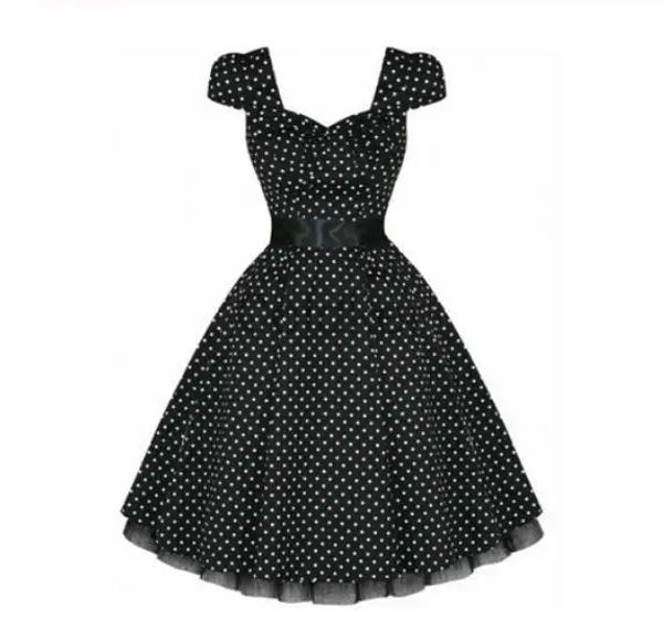 Платье больших размеров с короткими рукавами, летнее платье, винтажное платье в стиле рокабилли, Jurken 50-х годов, ретро, большие качели, женское платье в стиле пин-ап Одри Хепберн, Vestidos