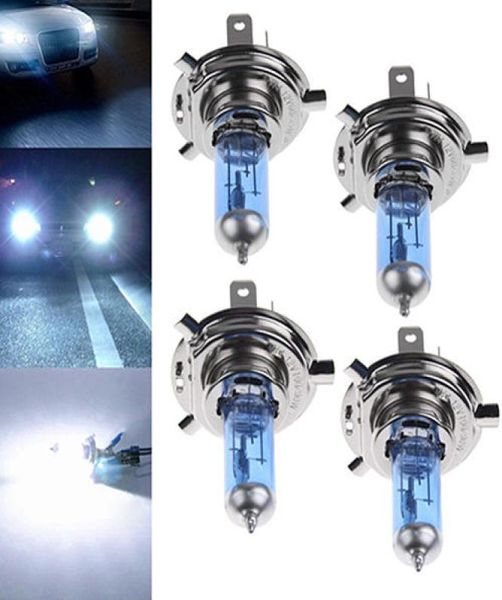 Car Styling 12V 100W LED H1H3H4H7 5000K Xenon Gas Super Bright White Car Faro Lampada alogena Lampadine Fendinebbia8333349