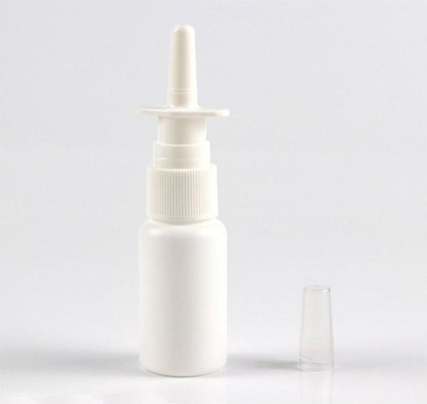 15pcslot 30ML1oz Plástico Vazio Recarregáveis Garrafas de Spray Nasal Pulverizadores de Névoa Fina Atomizadores Garrafa com pulverizador nasal pump1065081