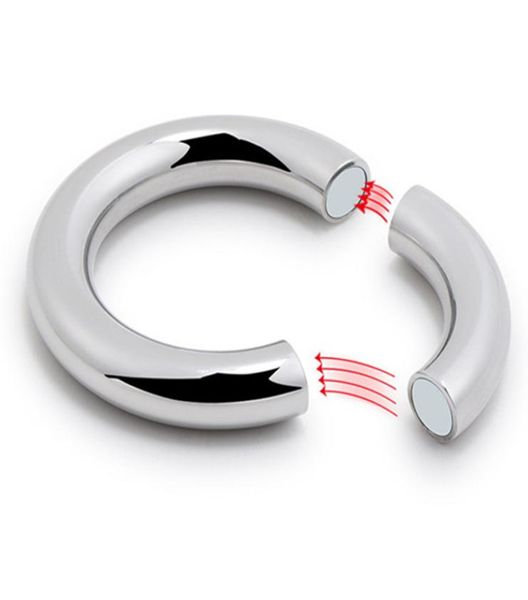 Magnetische Metall Cock Ringe Penis Käfig Edelstahl Ball Hodensack Bahre Verzögerung Ejakulation In Erwachsene Spiele Sex Spielzeug Für Männer 2493882