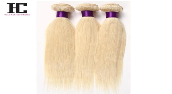 HC Produto Brasileiro Loiro Cabelo Virgem Pacotes Ofertas Cabelo Virgem Brasileiro 3 Pacotes 100 Tramas de Cabelo Hunam Extensions3142946