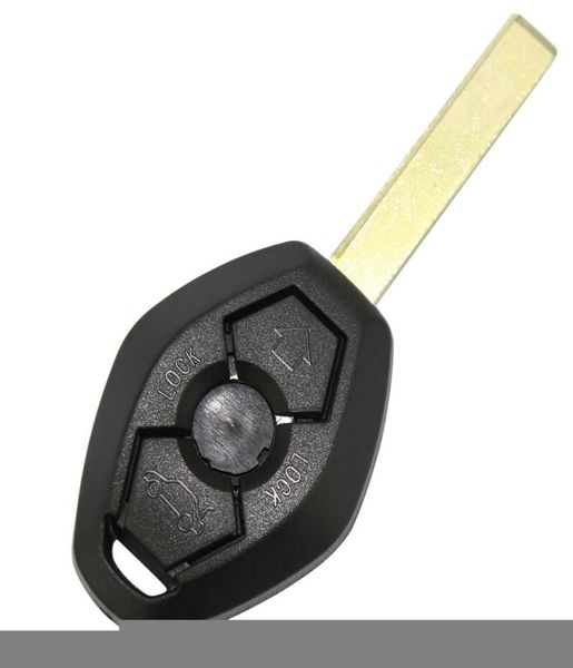 2PCS Chiave A Distanza Fob Caso di Sostituzione Chiave Dell'automobile Borsette Copertura Keyless Fob Lama Uncut Per BMW 1 3 5 6 7 Serie X3 X5 Z333351465542921