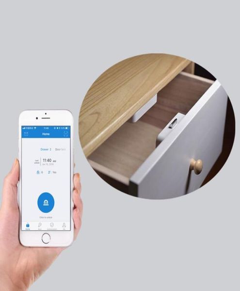 Smart Electric Bluetooth Cabinet Lock Alimentazione a batteria Controllo app mobile per scarpiera Cassetta delle lettere Porta Cassetto per mobili 21312670