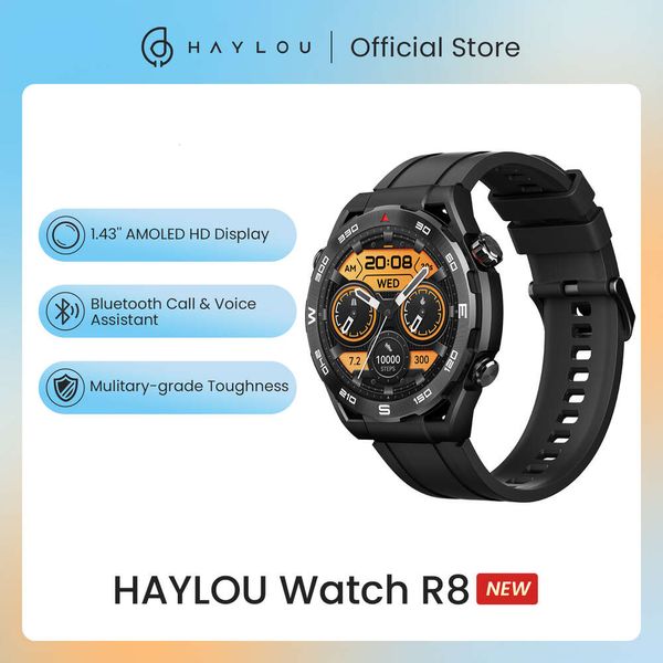 HAYLOU R8 Smartwatch 1,43'' AMOLED HD Display Smart Bluetooth Anruf Sprachassistent Robuste Uhr in multifunktionaler Qualität