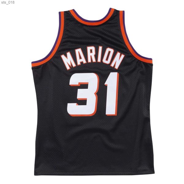 Basketball-Trikots Penny Hardaway Sun Jersey Phoenixs Marion Jason 31 Kidd Dan Merle Charles Barkley Steve Nash und ThrowbackH243599