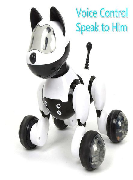 Youdi Ses Kontrol Köpeği ve Cat Smart Robot Elektronik Pet İnteraktif Program Dans Etme Robotik Hayvan Oyuncak Gesti L2318795