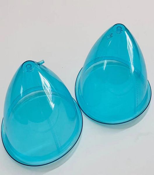 Coppe XXL blu con aspirazione sottovuoto king size da 21 cm per un trattamento di sollevamento del sedere colombiano sessuale 2 pezzi di accessori per coppettazione8830238