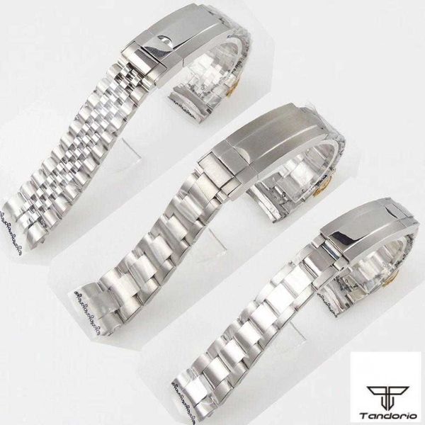 20 mm Oyster Jubilee Style Uhrenarmband 904l Edelstahl Armband Ersatzteile gebürstet poliert Glide Lock System H0915285d