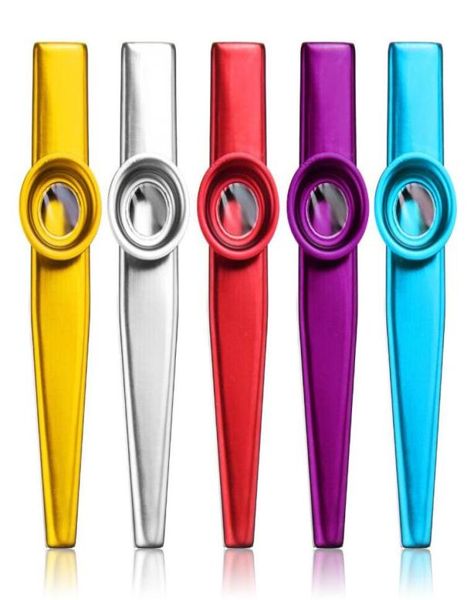 Metal Kazoo Başlangıç ​​Flüt Enstrüman Müzik Aşıkları için Hafif Taşınabilir Müzik Aşıklar Ahşap Kaçak Enstrüman Basit Tasarım Lightweight8561243