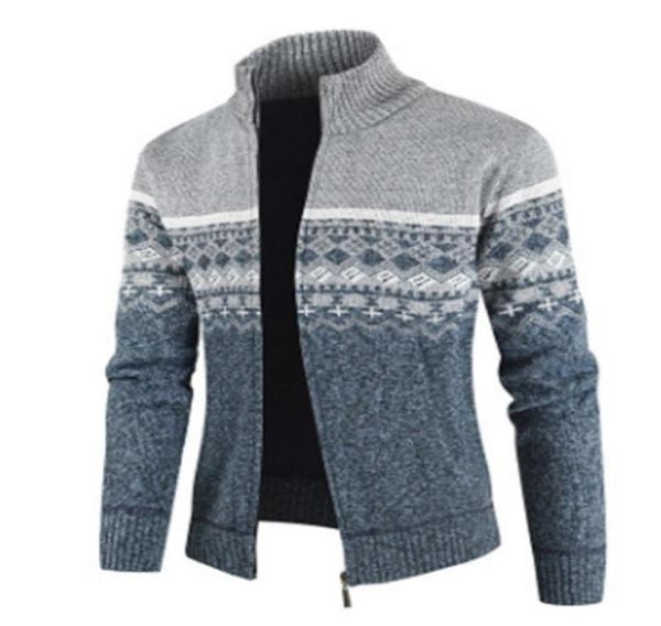 Plus Size XXXL Mens Sweater Vintage Designer Malha Sweatercoat Homens Estilo Europeu Homem Suéteres Casaco Padrão Cardigan Lã A3844965677