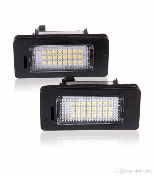 Fácil instalação led luzes da placa de licença smd3528 6000k luz da placa número para bmw e82 e88 e90 e92 e93 e39 e60 sedan m5 e70 x5 e71 e729720458