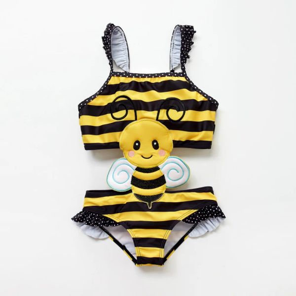 Costumi da bagno kavkas estate ragazze costume da bagno bambini ievece baby bee costumini da bagno indossare bambini costume da bagno per la ragazza da 12 m a 8 t