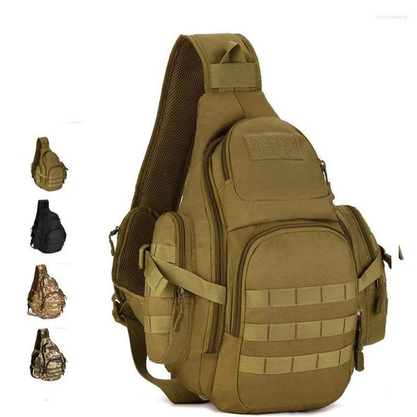 Mochila 35L Homens Tactical Ombro Molle Outdoor Army Camping Travel Sling Bag Impermeável Militar Caminhadas Sacos