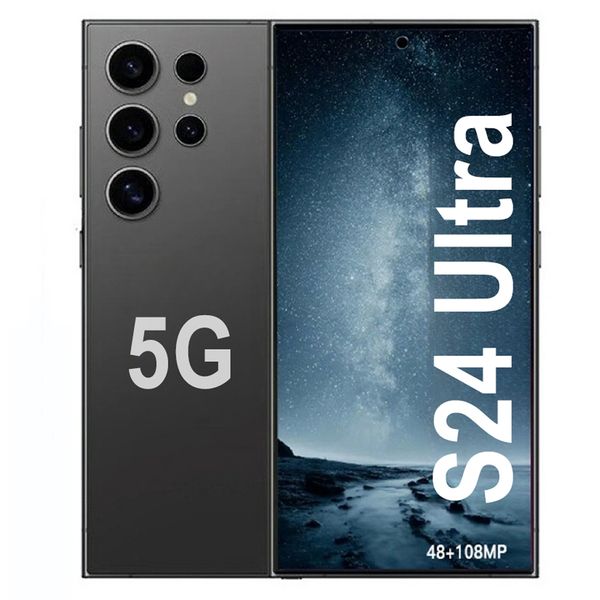 S24 Ultra Dual SIM, 4G, 5G, Android-телефон, 6 ГБ + 256 ГБ, 1 ТБ, 6,8 HD + дисплей, 13-мегапиксельная + 50-мегапиксельная камера, Android 13, мобильный локальный склад