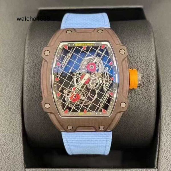 Exklusive Uhr Heiße Armbanduhren RM Armbanduhr Rm27-04 Nadal Tennisschläger Limited Edition Modische Freizeitsportarten RM2704