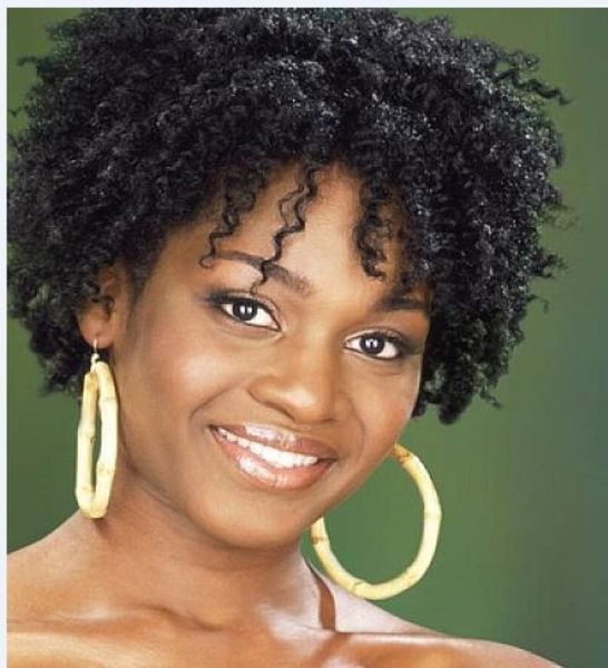 Oxette afro-americano 12 polegadas perucas afro mongol kinky cabelo encaracolado peruca cheia do laço peruca dianteira do laço com cabelo do bebê nós descoloridos 8246894