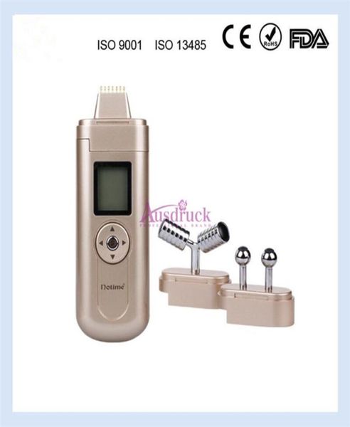 Imposto da ue uso doméstico portátil microcorrente bio face lifting ems massageador facial remoção de rugas galvânica cuidados com a pele machine1611983