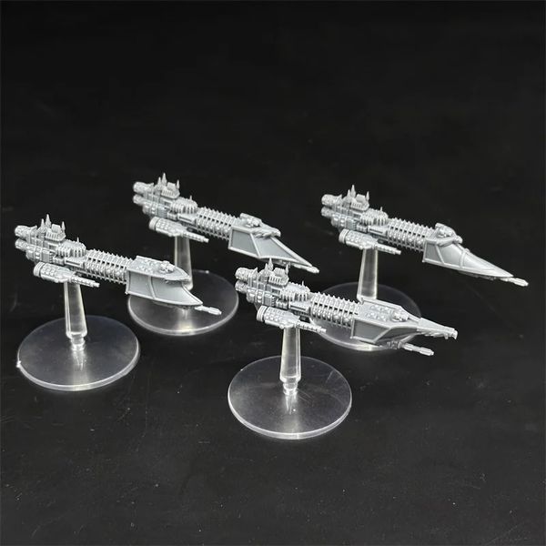 4 Pz Human Navy Firebird Fregata Modello In Resina Non Verniciato Corazzata Figurine In Miniatura RPG Giochi Da Tavolo Guerra Gioco di Scacchi 240226