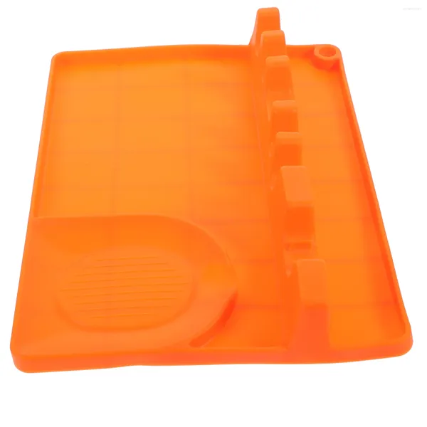 Descanso de colher de silicone para cozinha, tapete de mesa, pauzinhos, talheres, suporte para casa, gel de sílica, garfo de mesa