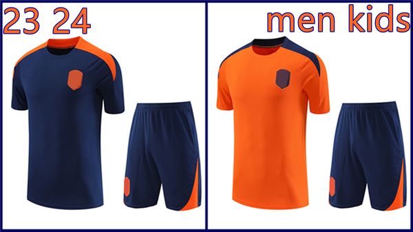 2024 2025 Männer und Kinder Niederlande MEMPHIS Kurzarm-Fußballtrikot 24 25 Trainingsanzug-Trikot DE JONG VIRGIL DUMFRIES BERGVIJN BLIND DE LIGT Fußballtrikot-Set