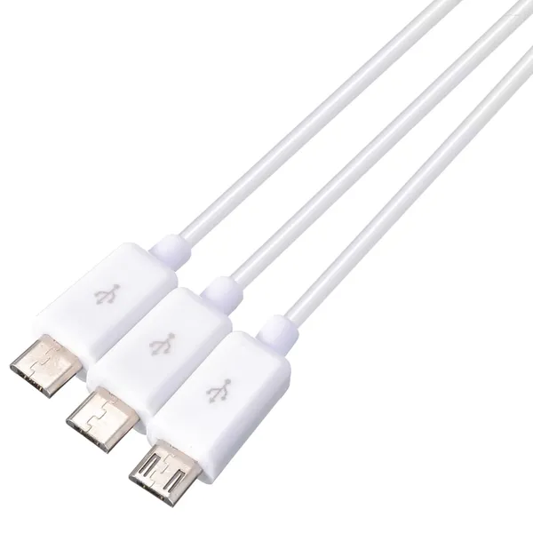 1pc USB 2,0 Stecker Auf 3 Micro Kabel Für Telefon Aufladen Y-Splitter 1M/3FT Länge Zelle Datenübertragung