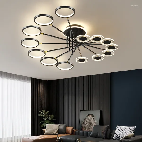 Lampadari Soggiorno Lampadario Lampada moderna semplice Decorazione Sala Luce Lusso Nordico Molecolare Ristorante Camera da letto Lampade a LED