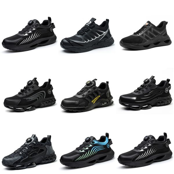 Correndo tênis GAI dez Homens Mulheres Triplo Preto Branco Cinza Escuro Azul Esporte Sneaker Confortável Malha Respirável Sapatos