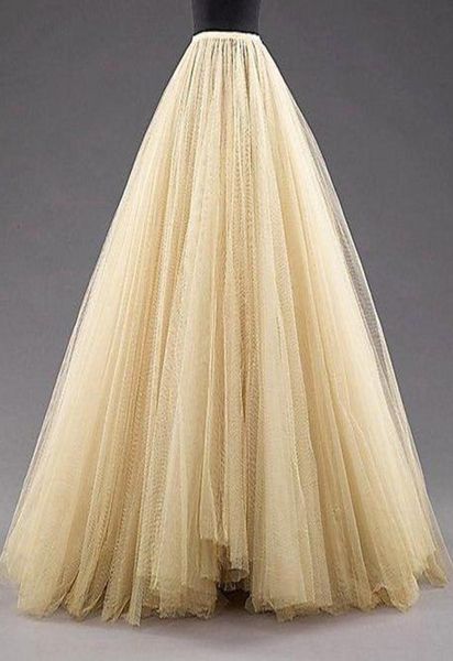 Custom Made Cor Aline Petticoat Puffy 6 Camadas Acessórios de Noiva Deslizamento de Noiva para Vestidos de Casamento Nupcial Underskirt5430957