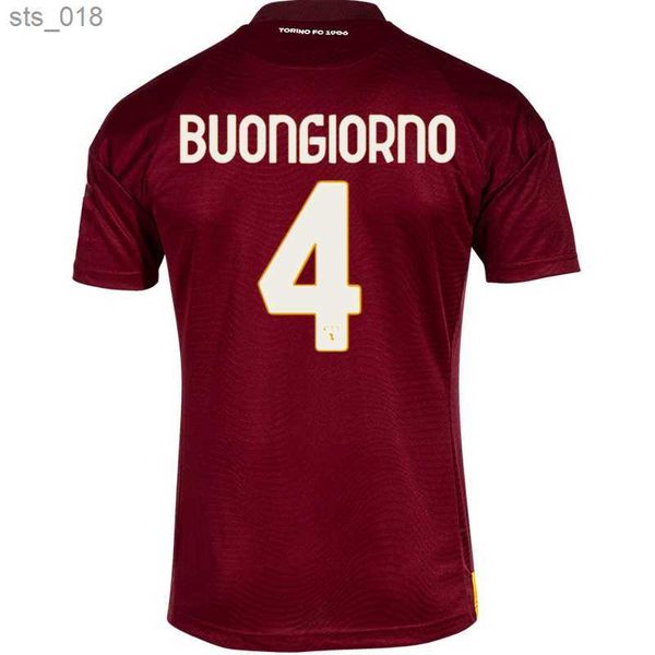 Fußballtrikots Torino RICCI Herren SINGO T. SANABRIA ILIC PELLEGRI ZIMA BUONGIORNO Home Limited Edition FußballtrikotsH2435