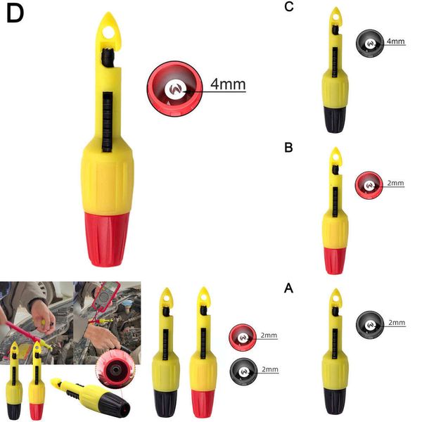 Neue Isolierung Draht Piercing Set Punktion Sonde Test Mit 2Mm/4Mm Haken Automotive Auto Buchse Clip Reparatur schaltung Werkzeuge J1x1