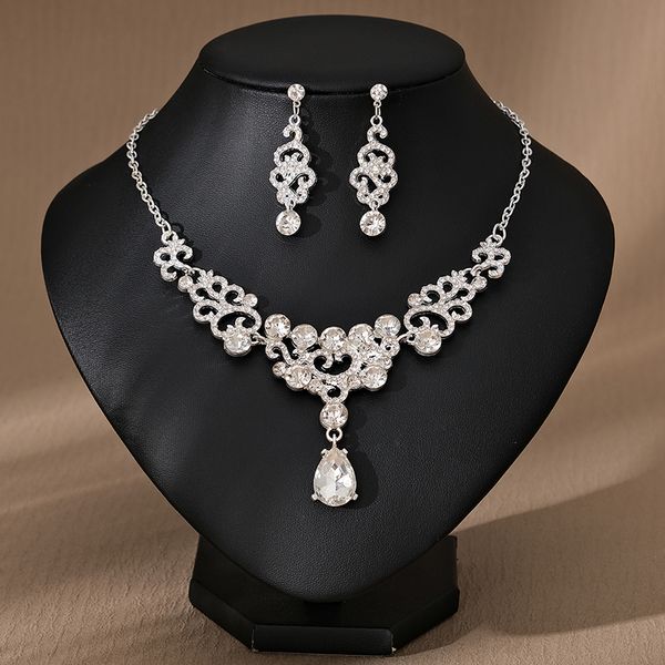 set di gioielli da sposa set di gioielli da sposa con collana e orecchini, set di gioielli da sposa con collana da sposa