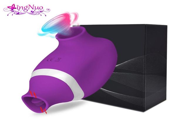 Articoli per la salute e la bellezza toyGSpot Clitoride Capezzolo Ventosa Vibratore Stimolatore clitoride femminile Dildo Lingua orale Leccare la fica Sesso per le donne9238429