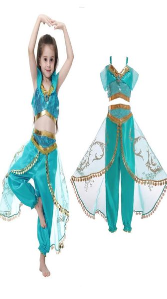 Children039s abbigliamento nuovo set costumi per bambini Aladino lampada magica gelsomino cosplay principessa abito da festa imitazione 3347000