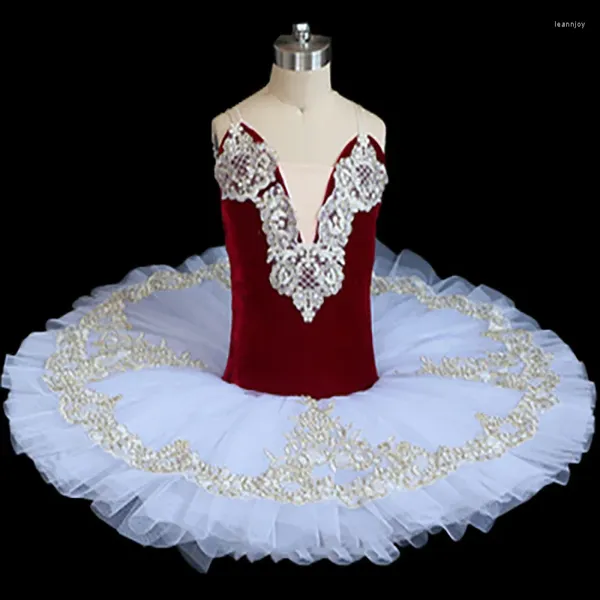 Сценическая одежда, 2024 г., розовая, белая, балетная юбка-пачка с лебедем озера, детская профессиональная балерина для танцев для женщин и девочек