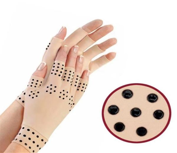 Magnetische Therapie Fingerlose Handschuhe Arthritis Schmerzlinderung Heilen Gelenke Zahnspangen Unterstützt Gesundheitspflege Werkzeug Sport Handschuhe Fußpflege Werkzeug2660679