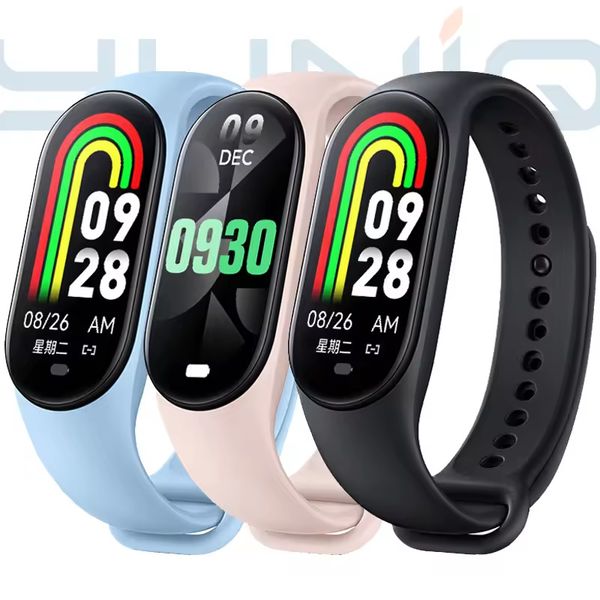 Smart Watch Polsino Moda Carta da parati Pedometro Frequenza cardiaca Sport all'aria aperta M8 Xiaomi Smart Band