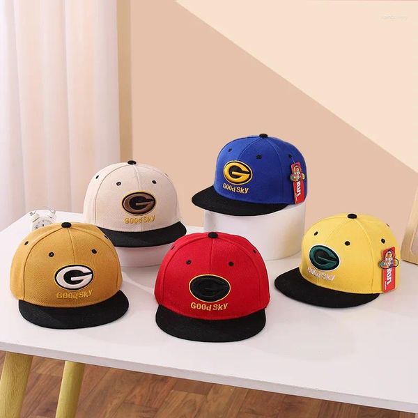 Ball Caps Brief Stickerei Baseball Cap Für Junge Mädchen Hip Hop Kinder Baby Sommer Casual Snapback Hut