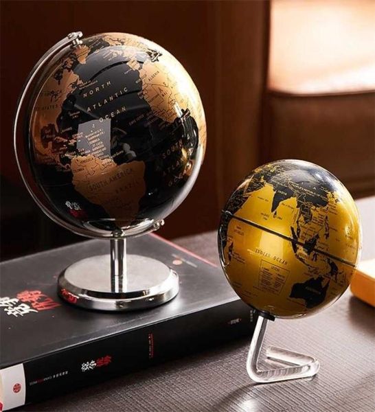 Acessórios de decoração para casa retro mundo globo aprendizagem mapa mesa acessórios decoração geografia crianças educação 2110295227376