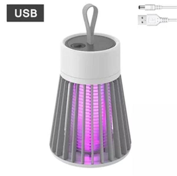 Assassino de mosquito elétrico led lâmpada repelente uv portátil usb recarga armadilha fly bug assassinos de insetos para casa controle de pragas repelente 258239925