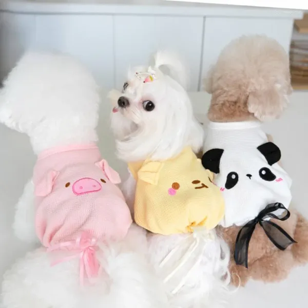 Vestuário de cachorro bonito filhote de cachorro roupas de inverno animal de estimação vestido de abóbora animal tanque roupas gato teddy colete tskirt