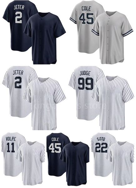 2 Jeter 99 Yargıç Beyzbol Formaları Kingsys Kingsys Serin Base Jersey 22 Soto 11 Volpe 48 Rizzo 27 Stanton 7 Mantle 4 Gehrig 4 Gehrig 45 Cole Sports Toptan Popüler Dhgate