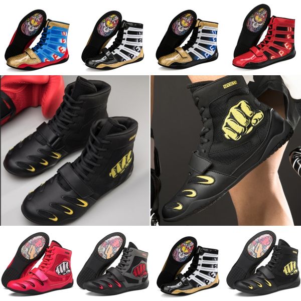 Scarpe eleganti per menwomenchild scarpe boxee suola in gomma bere traspirante costume da wrestling gai