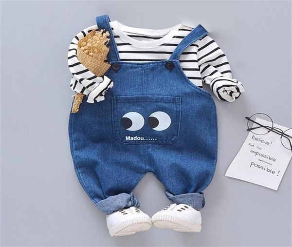 Abbigliamento infantile Autunno Neonato Vestiti per bambina TshirtPantaloni Completo completo per neonati Set di vestiti 3 6 12 18 mesi LJ2012234822849