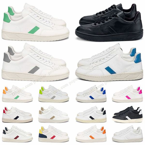 Scarpe da ginnastica V-10 Scarpe da donna Designer Mocassini da uomo Sneaker V in pelle scamosciata verde Triple Bianco e nero Blu cielo Oro Marrone Urca Scarpe da ginnastica sportive all'aperto Campo Shoe dhgate