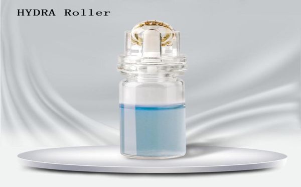 HydraRoller Derma Roller Skin Microneedling 64 pinos de titânio aplicador de essência de soro 8389833