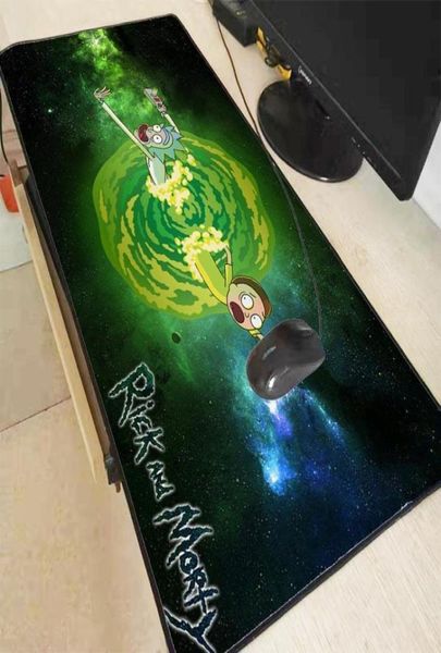 Mouse pads descansos de pulso Rick Anime Gaming Speed ​​Pad Gamer Grande Borda de Bloqueio Macio Durável Teclado Mousepad Tapete de Mesa de Computador For5057116