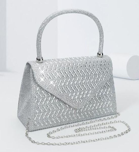 Bolsa de designer de moda sacola nova bolsa de noite de diamante bolsa feminina bolsa de dama de honra de casamento bolsa de vestido de princesa