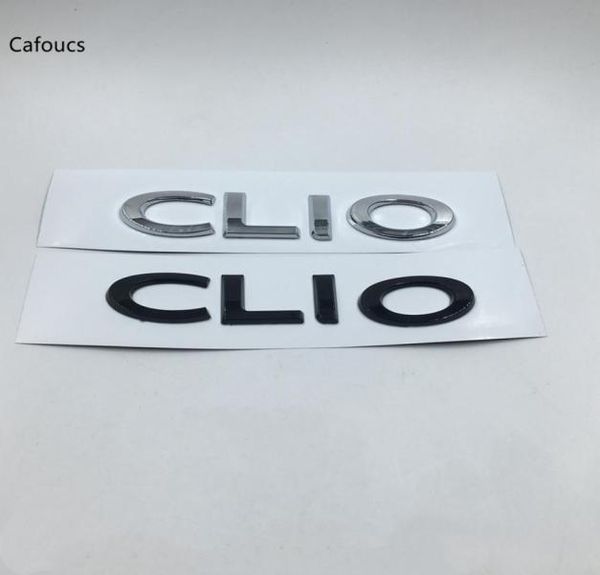 Für Renault CLIO 2 3 4 Auto Hinten Stamm Emblem Buchstaben Aufkleber Auto Schwanz Typenschild Aufkleber 5785519