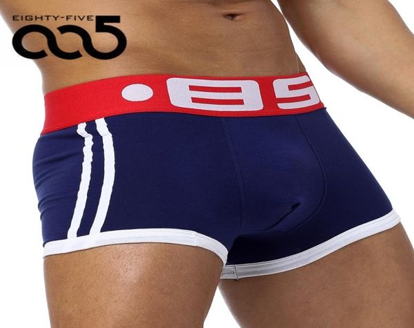 85 marka erkek iç çamaşırı boksör seksi pamuk cuecas boksörler erkek boksör şort eşcinsel iç çamaşırı erkek erkek çocuk underpants slip b00403757297