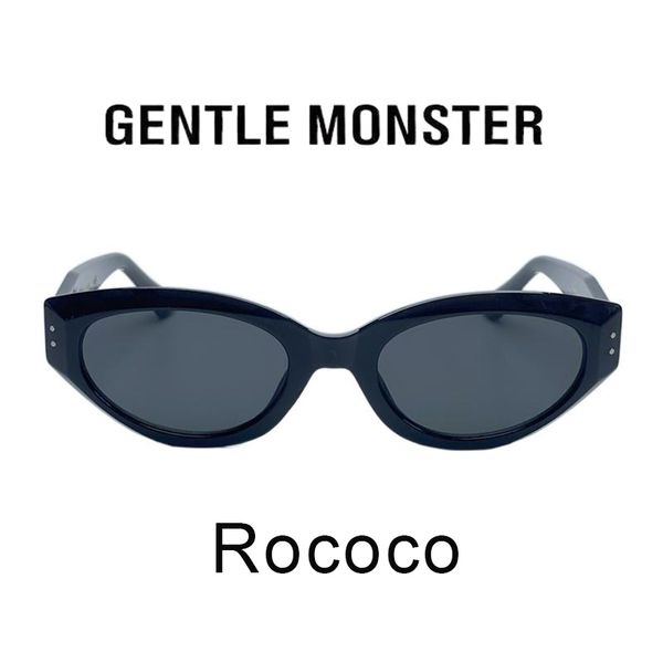 GENTLE MONSTER Sonnenbrille Mode Damen Anmutige GM Sonnenbrille Elegante Dame Vintage Design Brille Brillen Sonnenbrillen Rokoko mit Logo